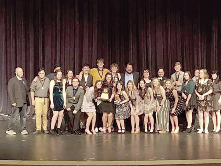 One-act play team district champs